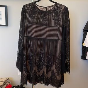 BCBG Black Lace Dress